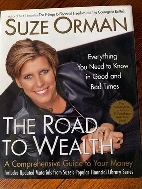 Suze Orman "The Road to Wealth" Hardcover Book.